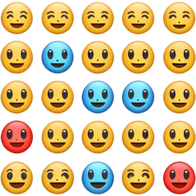 solo 1 emoji che rappresenta tutti emoji
