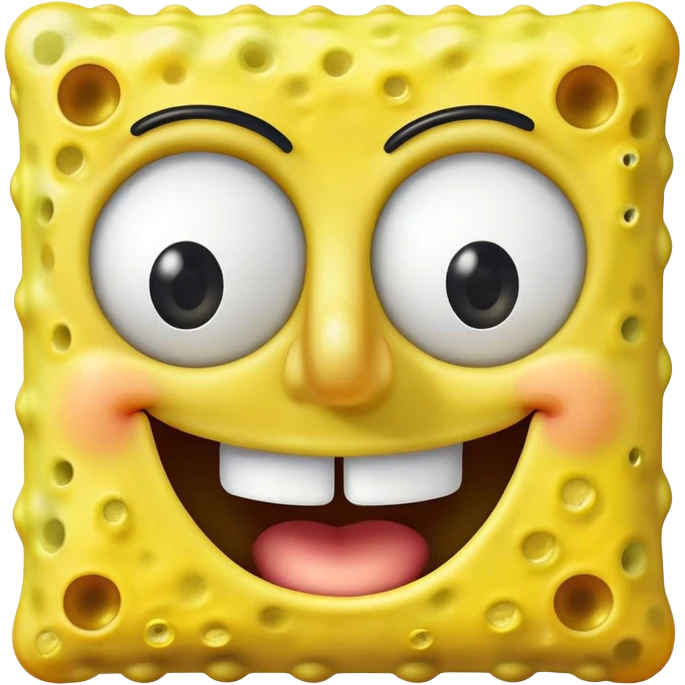 spongebob smiling with teeth emoji