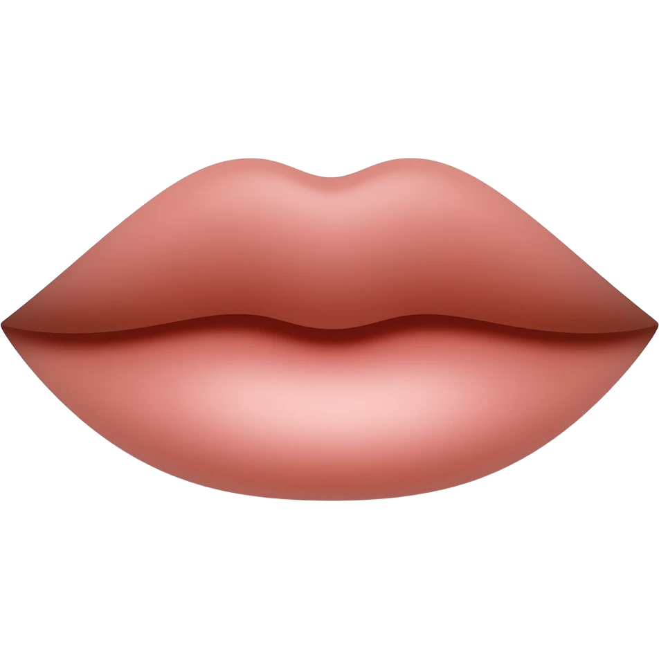 The mouth close emoji