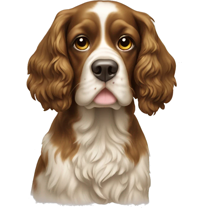 English cover spaniel gold emoji