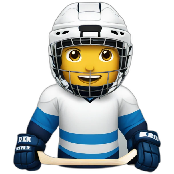 hockey player emoji