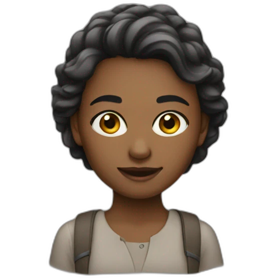 the girl who writes emoji
