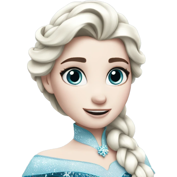 Elsa from frozen emoji
