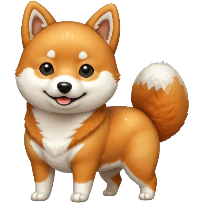 Sukurk šuni baldoga 70bit pixel art emoji