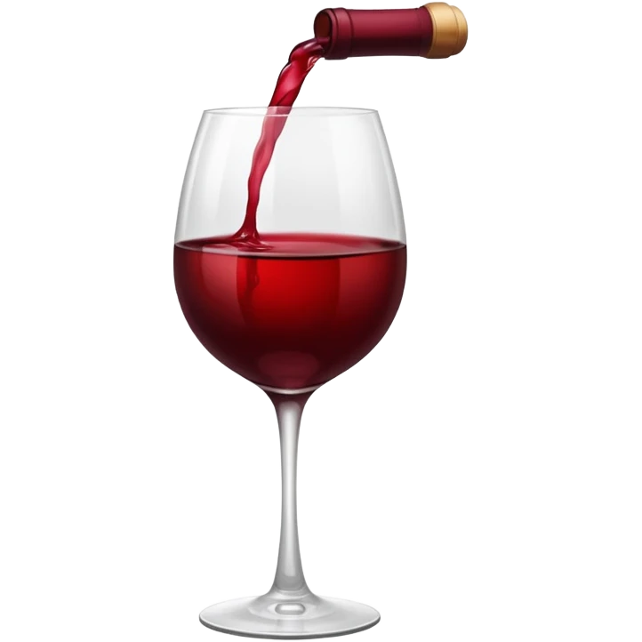 glass of red wine emoji