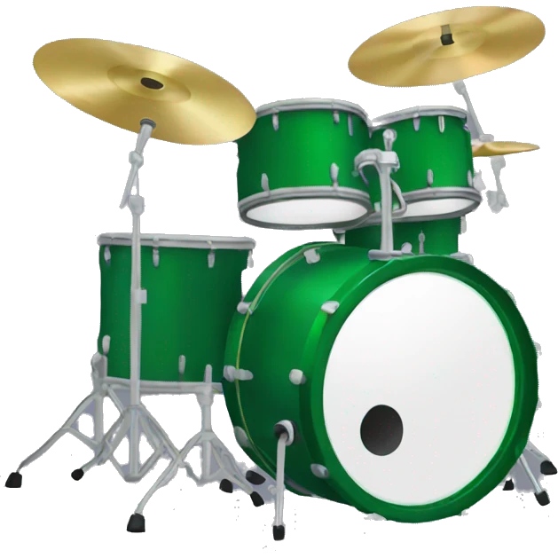 green drum set emoji