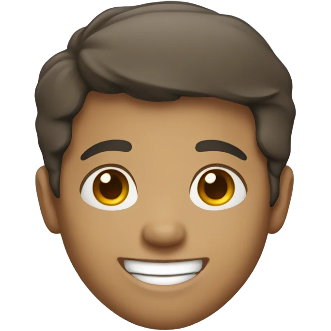 smiling light-skinned male portrait emoji