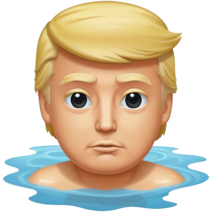 Trump Swimming emoji