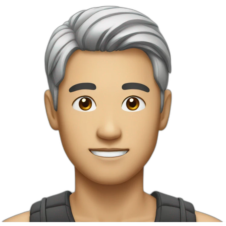handsome asian man emoji