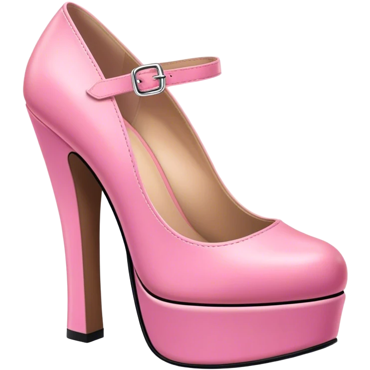 pink platform heels pink heels emoji