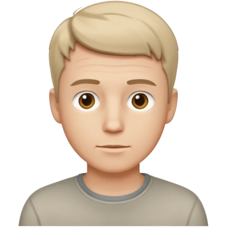 customer. 1 person only white male with shoulder normal person cloths emoji