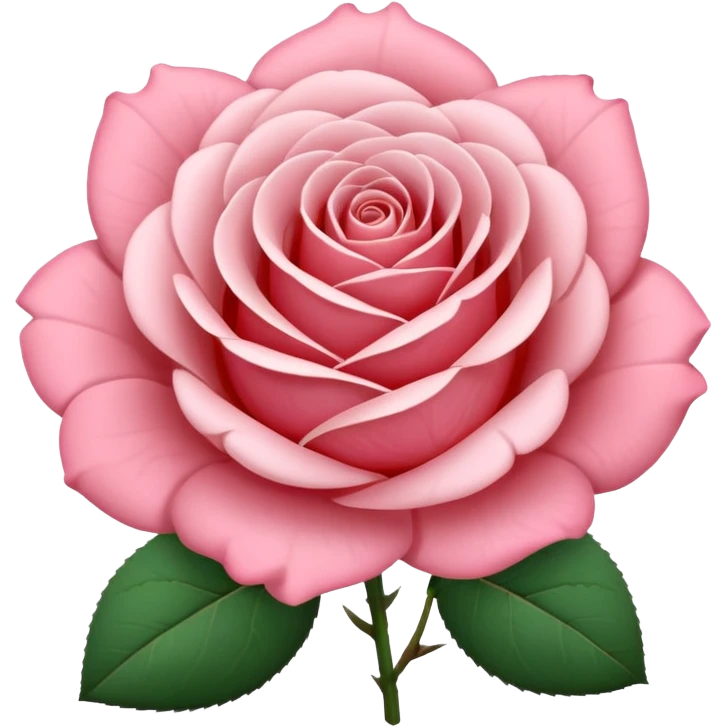 rose shape flower, no stem, no leaves, no green, now make THE FLOWER WHITE emoji