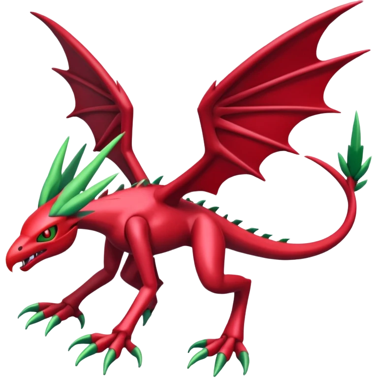 Shiny Aural Darkrai-Flygon-Genesect-Fakémon-fusion (full body) emoji