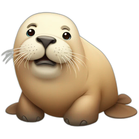 cute walrus emoji