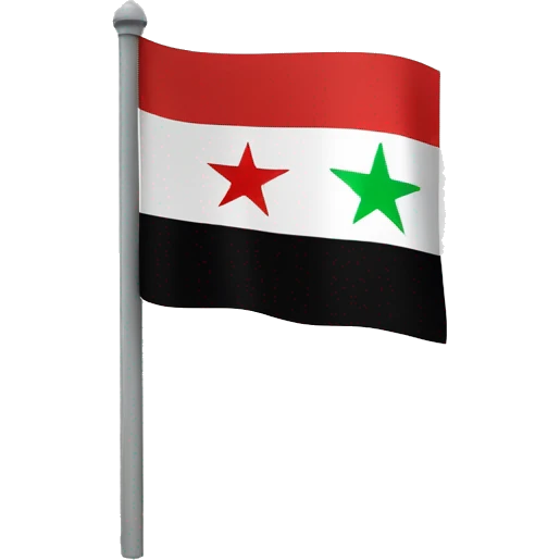 Flag of the Syrian revolution  emoji