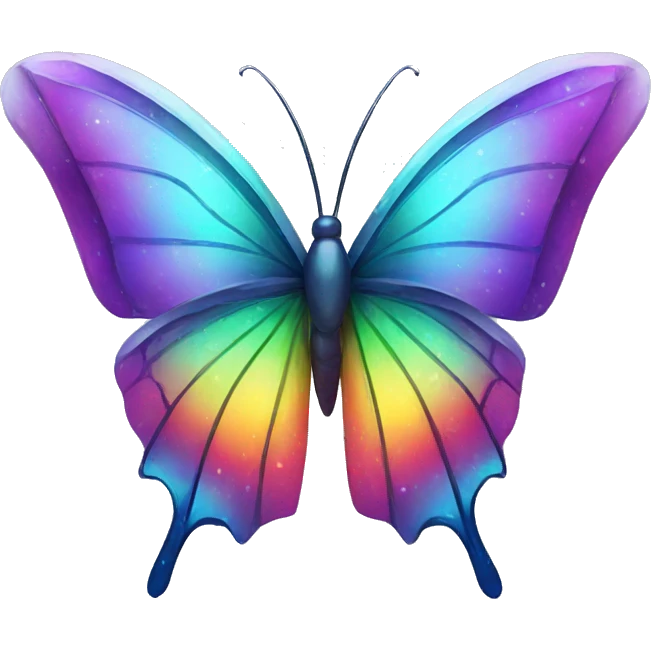 One Rainbow-Crystal-Gem-Butterfly-Crystal-Fly emoji