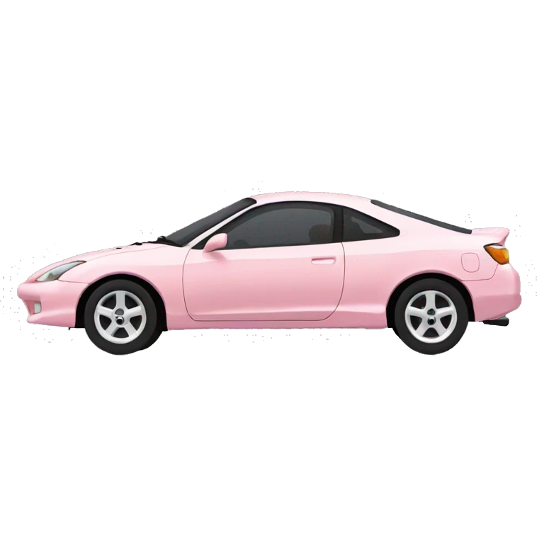 Light pink Toyota celica emoji