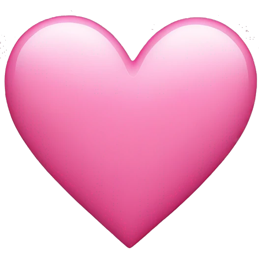 Pink heart emoji
