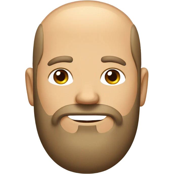Dad bod balding man beard emoji