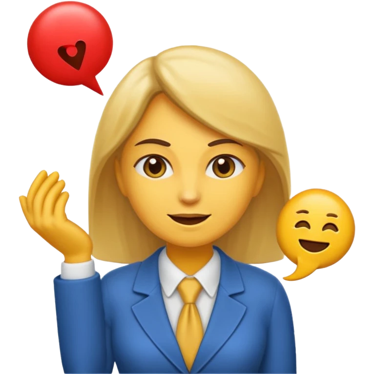 giant emoji for my boss at work a woman emoji