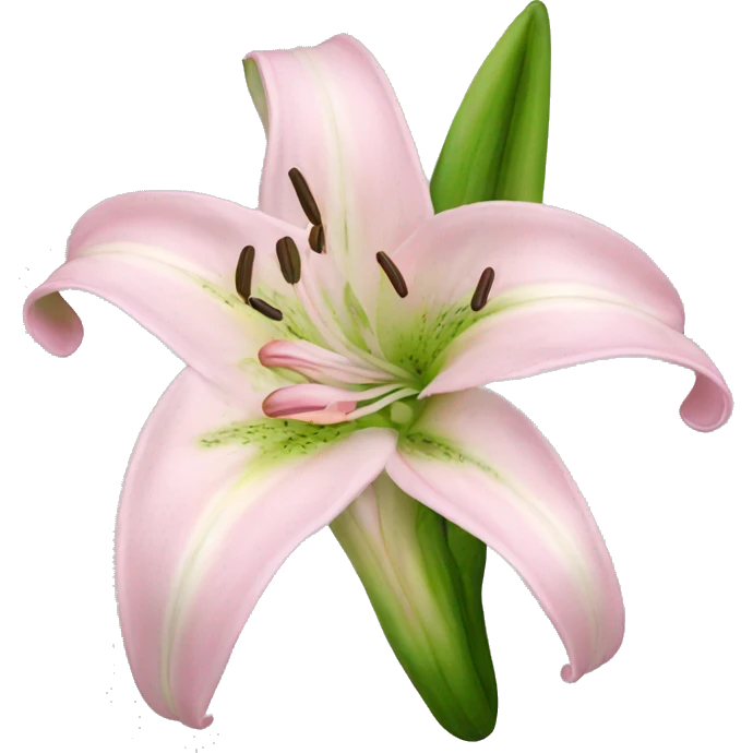 light pink lilium emoji