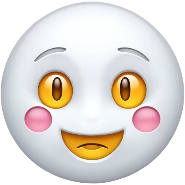 Снеговик с улыбкой emoji