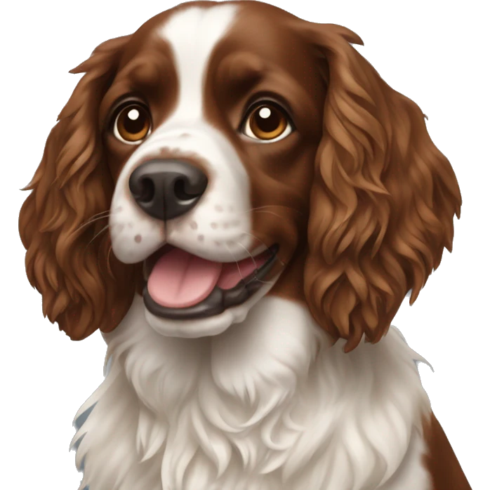 french britanny spaniel dog emoji