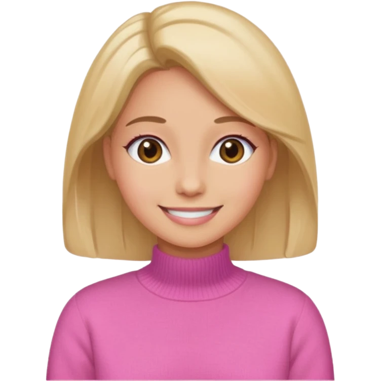 Secretary Out of office pink sweater emoji