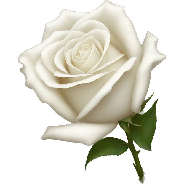 White Rose  emoji