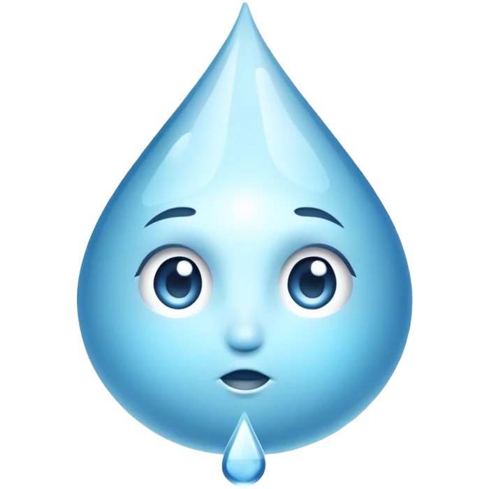 Water coming out of a nose emoji