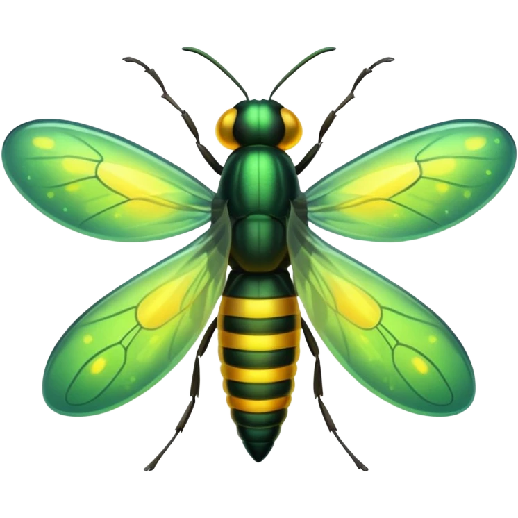 une luciole emoji