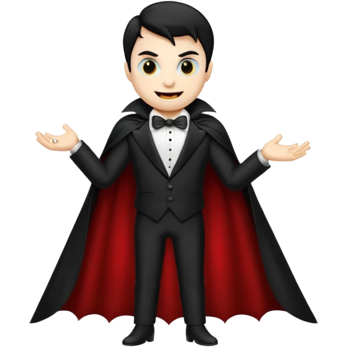 Create an emoji of  a scaryVampire full bodied emoji