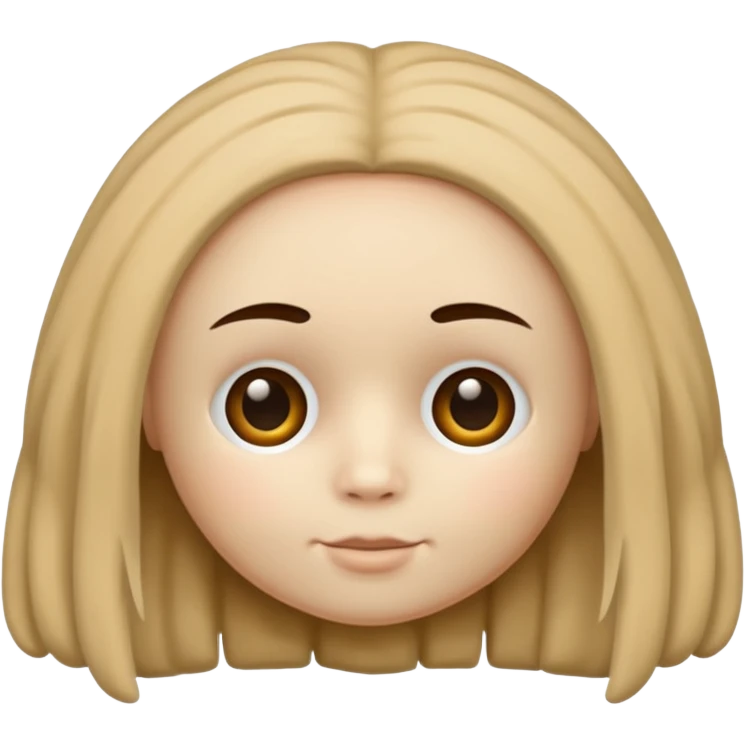 rag doll with button eyes emoji