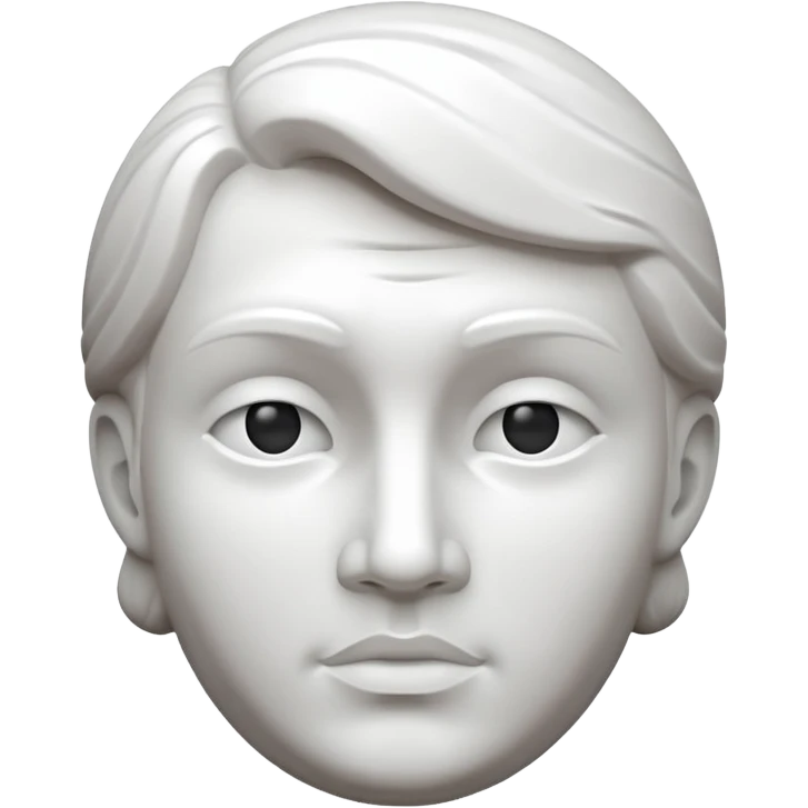 unfinished sculpture emoji