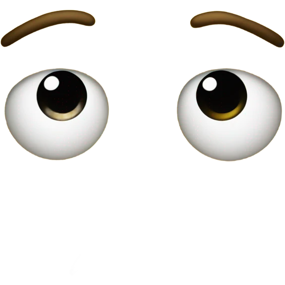 Yellow face emoji looking confused emoji