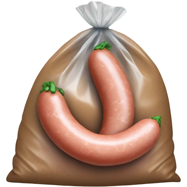 salchichas en una bolsa emoji