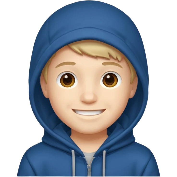 создай парня It в капюшоне emoji