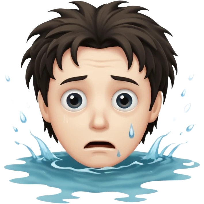 man drowning emoji