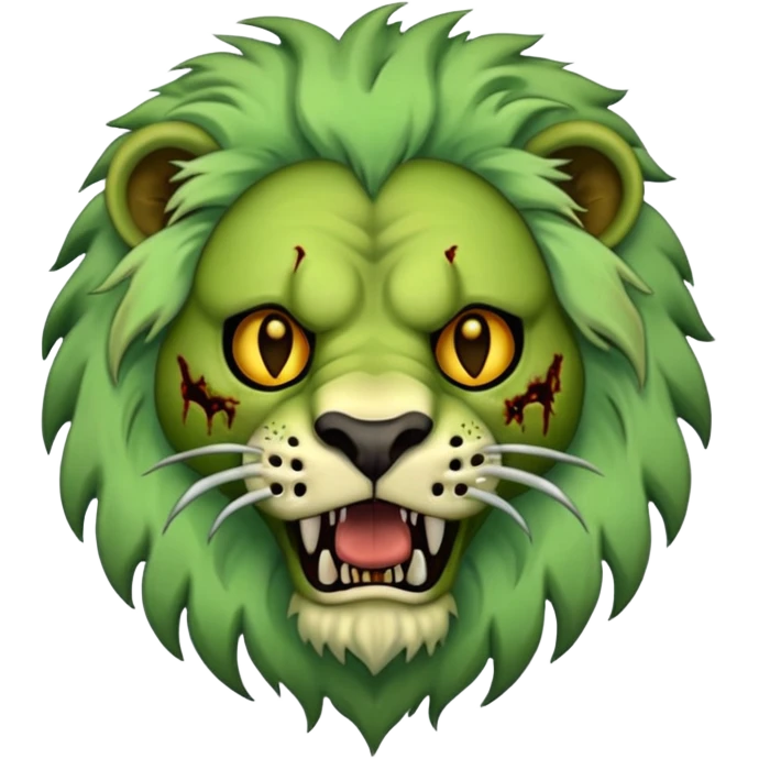 Zombie lion  emoji