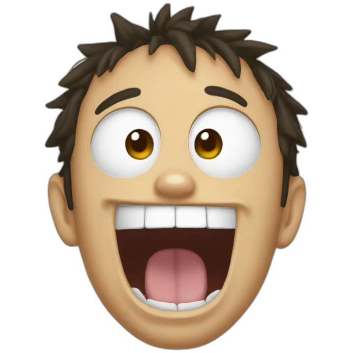 mewing luffy emoji