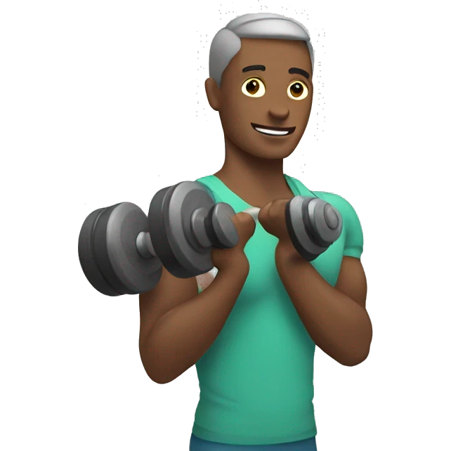 Person Lifting a Dumbbell emoji