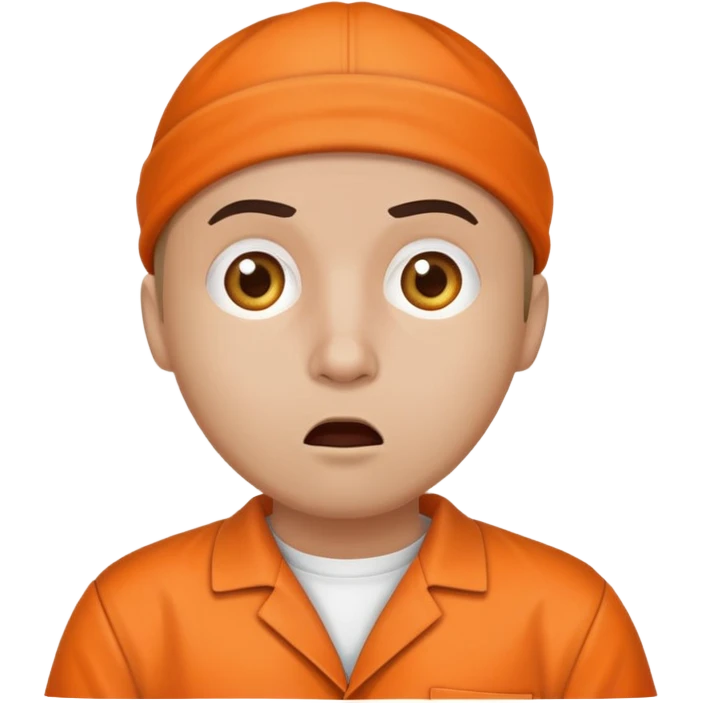surprised prisoner emoji