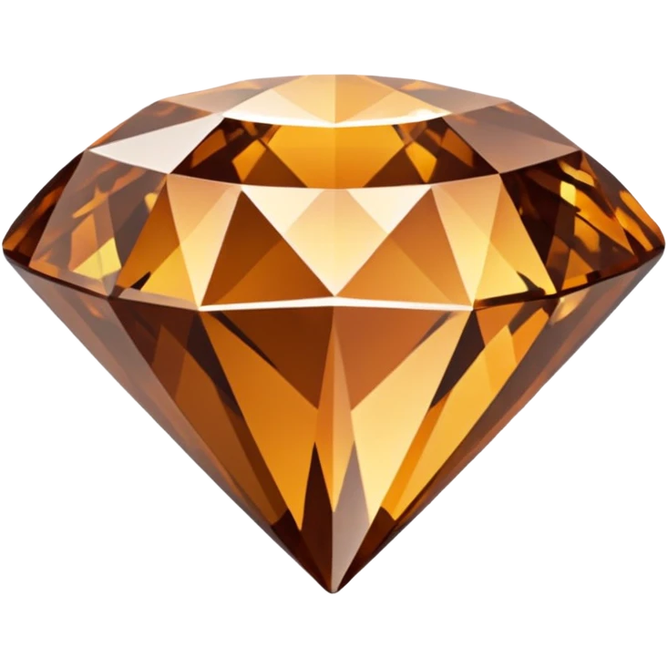 Diamant marron emoji