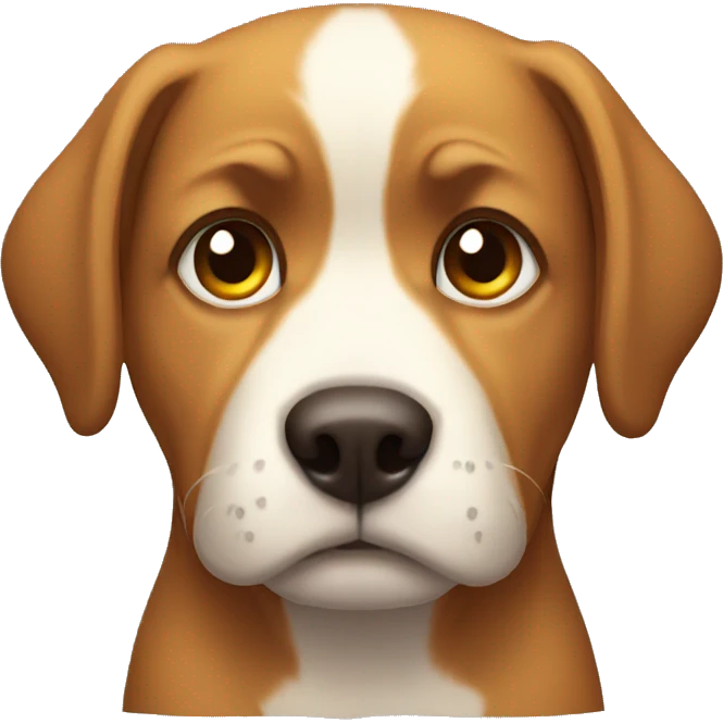 Dog sad  emoji