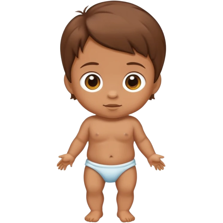 full body tanned baby emoji