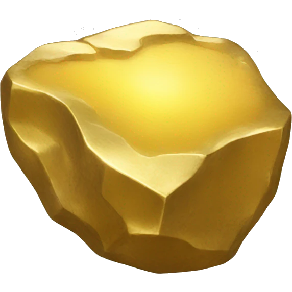 A gold nugget emoji