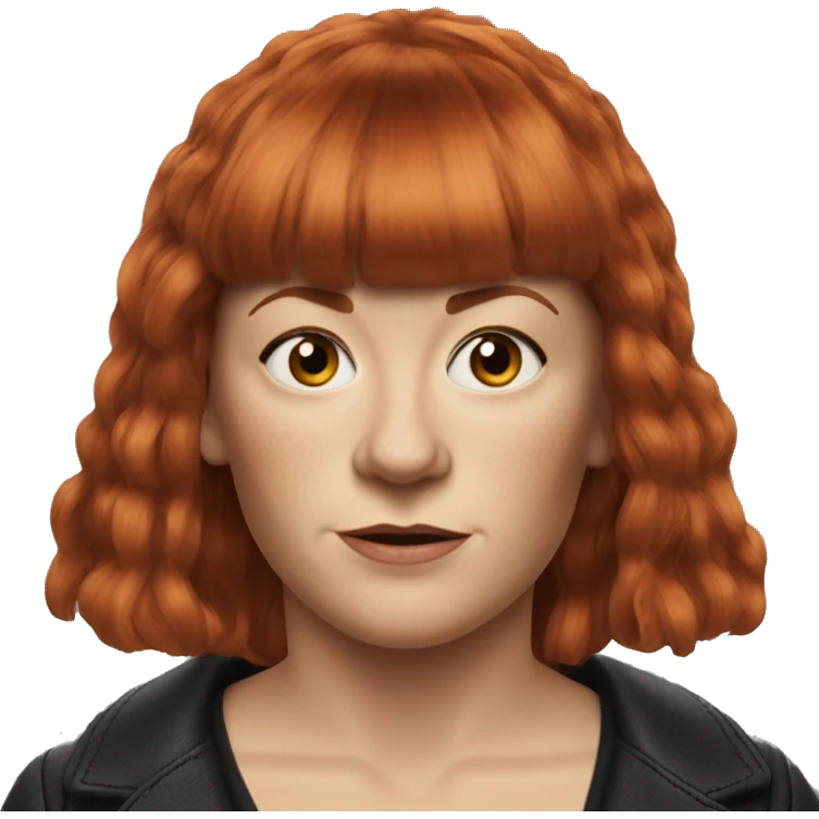 Andrea Arnold director red hair british 60 short bangs emoji