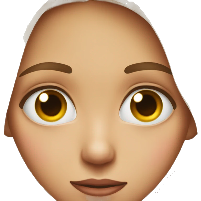 Girl rolling her eyes up emoji