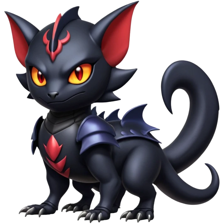 Shiny Epic Evil Badass Dark Noibat-Salandit-Litten-Hybrid emoji