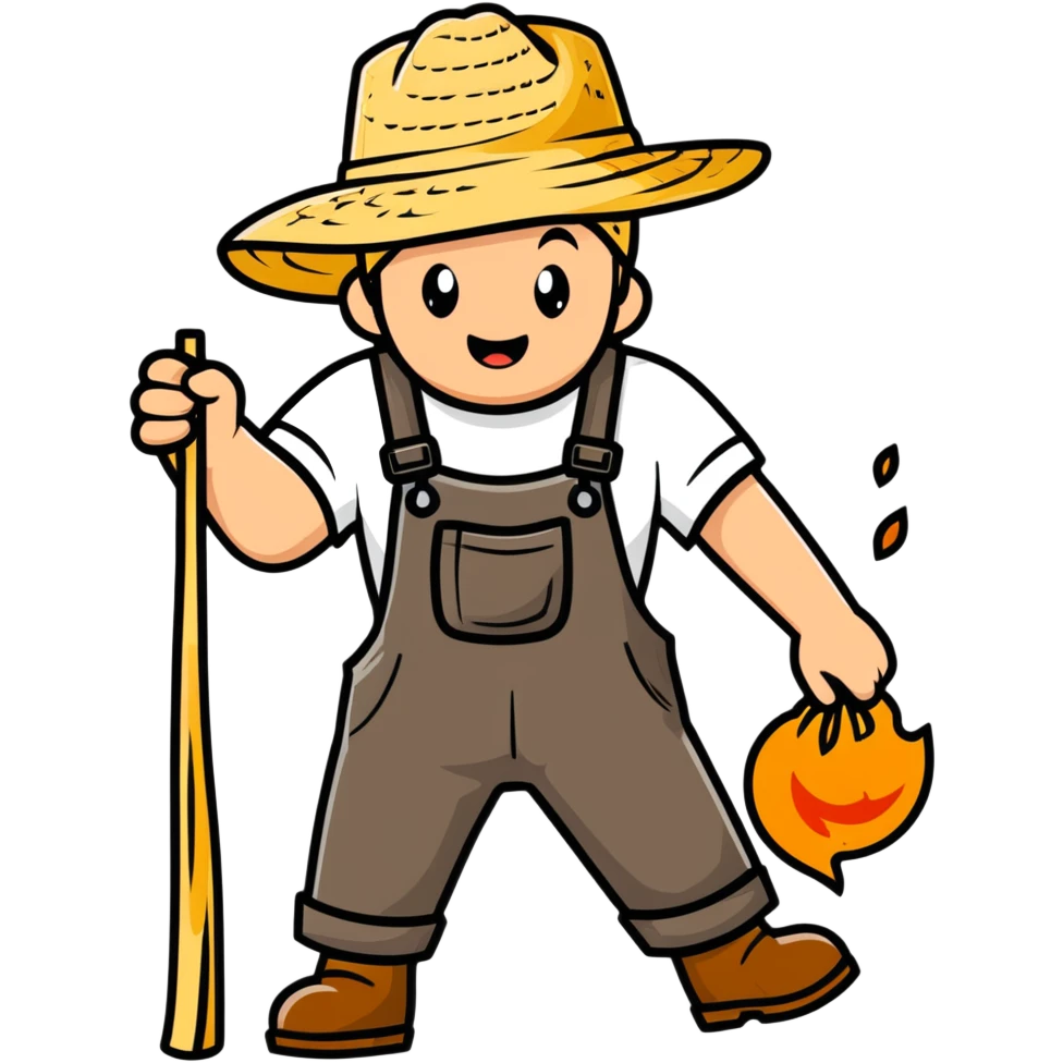 Farmer explosion  emoji